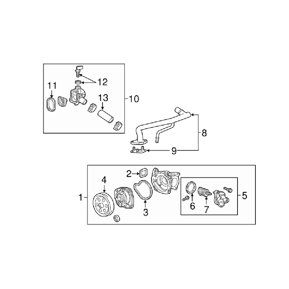 LTG Thermostat Bypass Pipe Gasket - Image 2